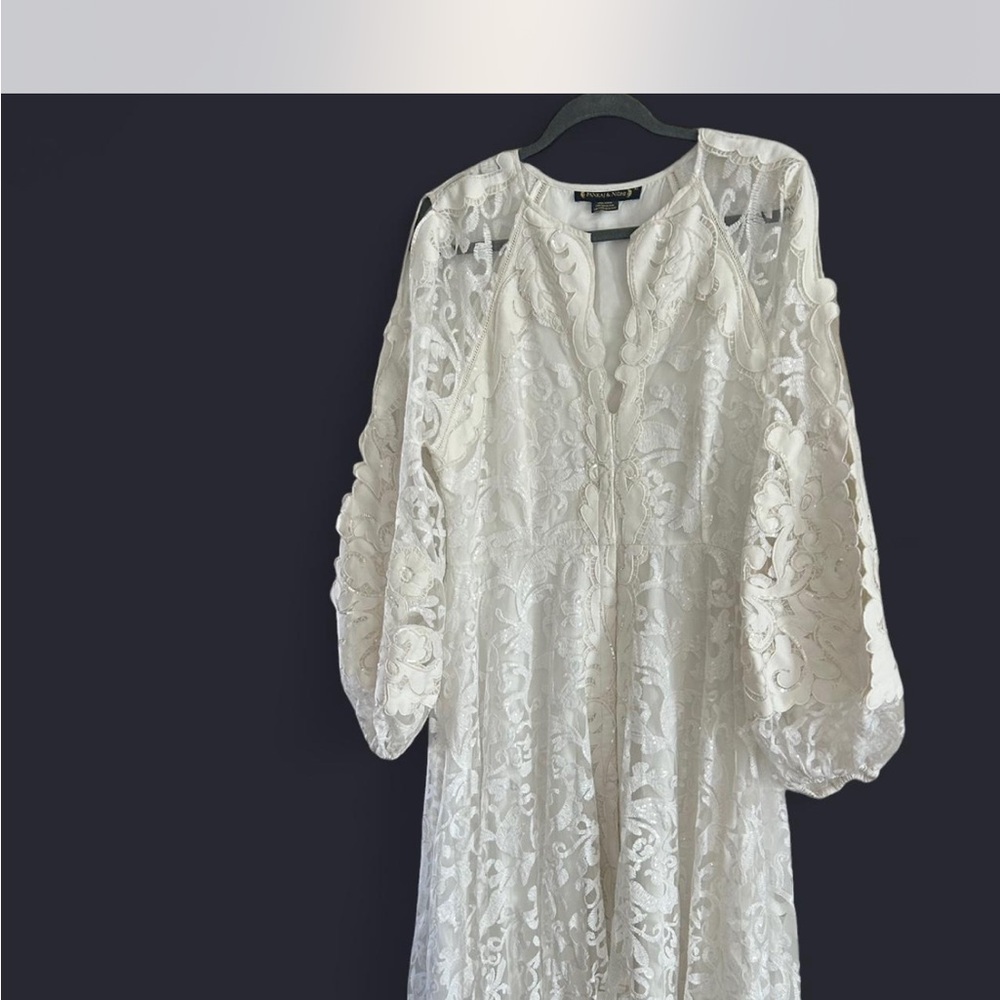 Anthropologie White Maxi Dress - Picture 6 of 9